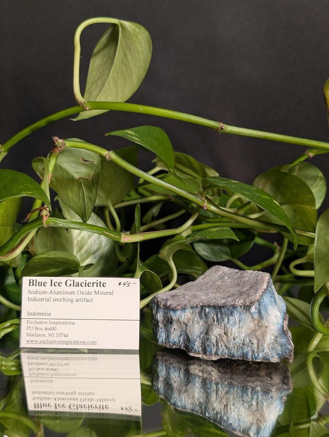 Blue ice glacirite