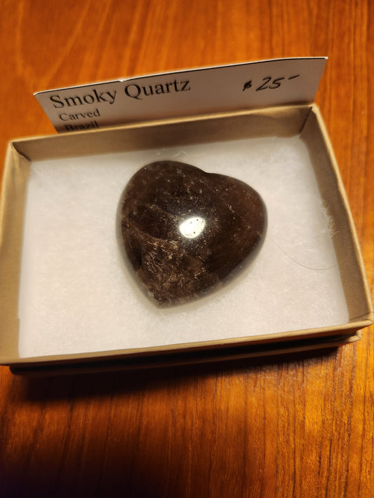 Smoky Quartz Heart