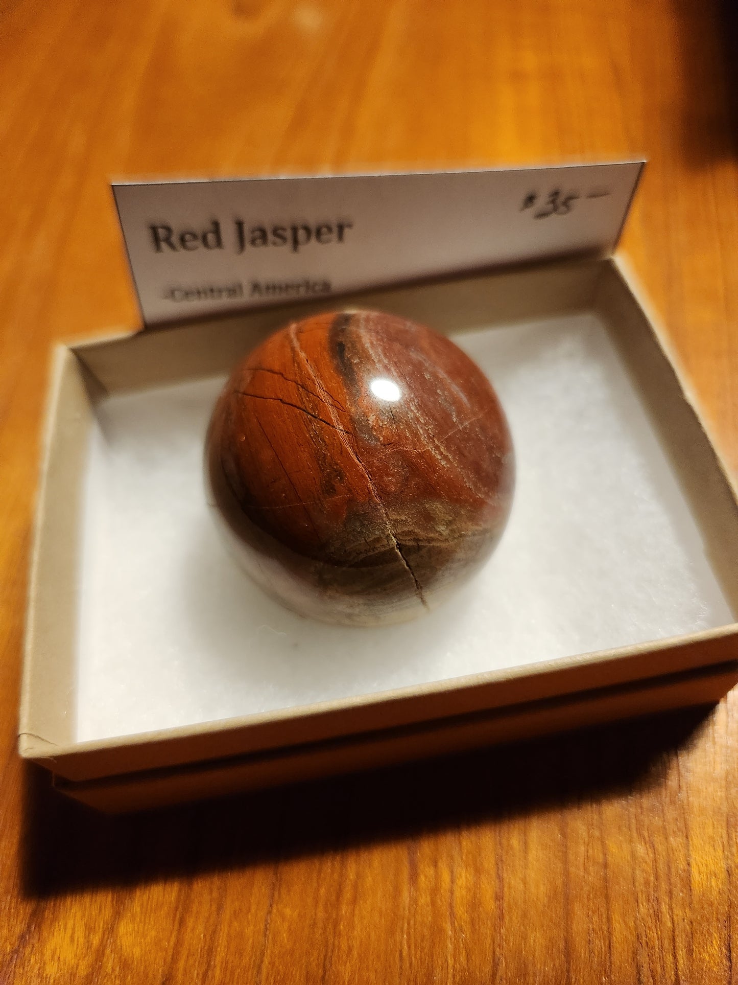 Red Jasper Sphere