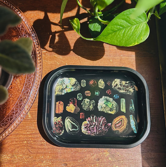 Tin tray (rocks)
