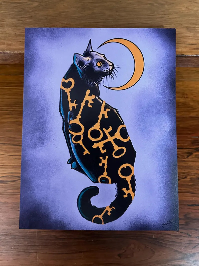 Key Cat Print