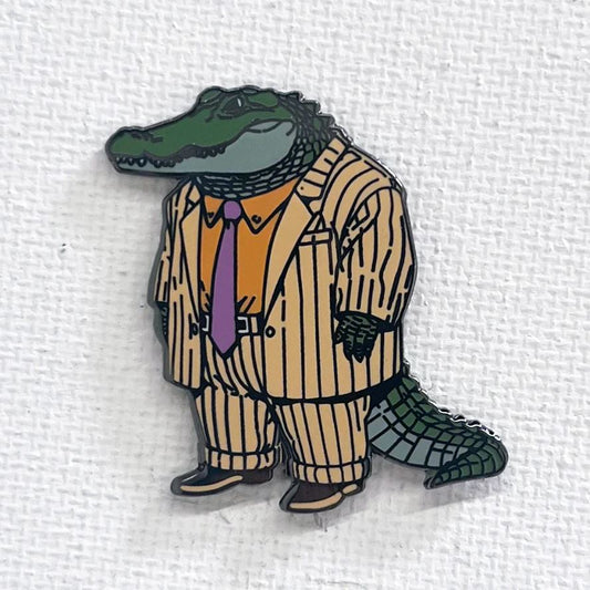 Mob Gator Enamel Pin