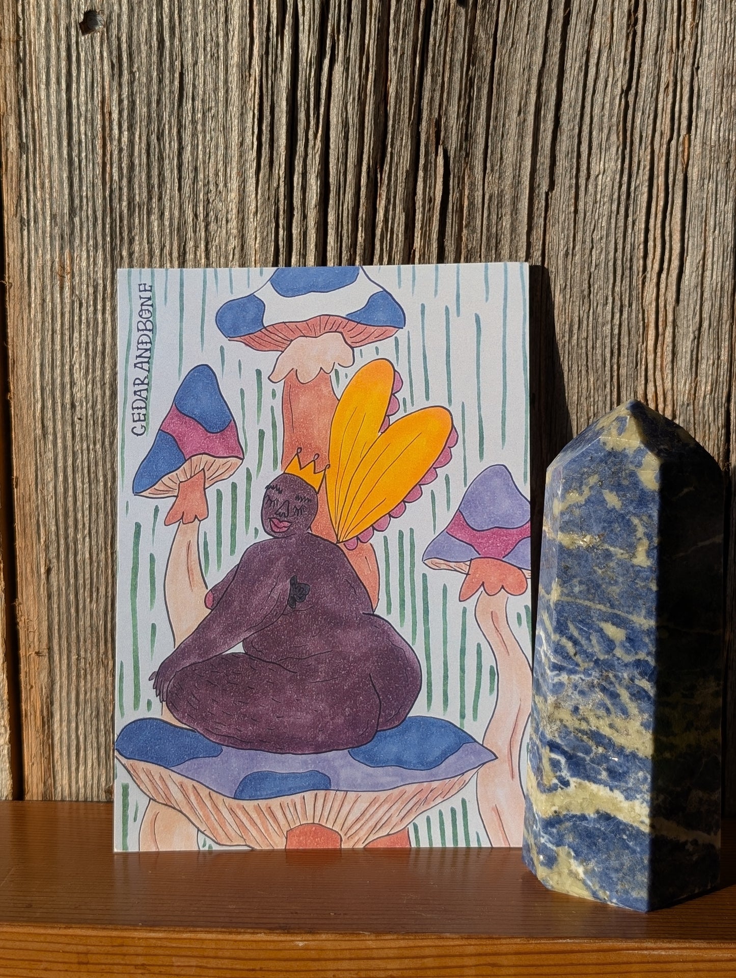 Cedar and Bone Print, assorted