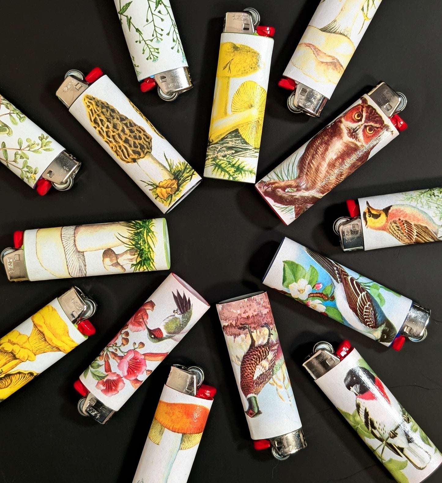 Vintage 1950 encyclopedia paper lighters