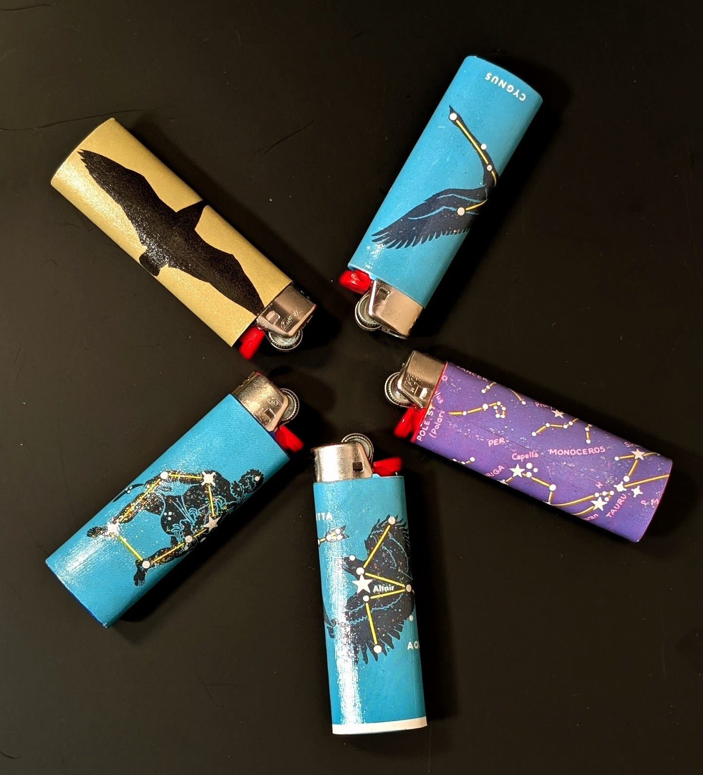 Vintage 1950 encyclopedia paper lighters