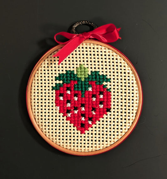 Strawberry cross stitch