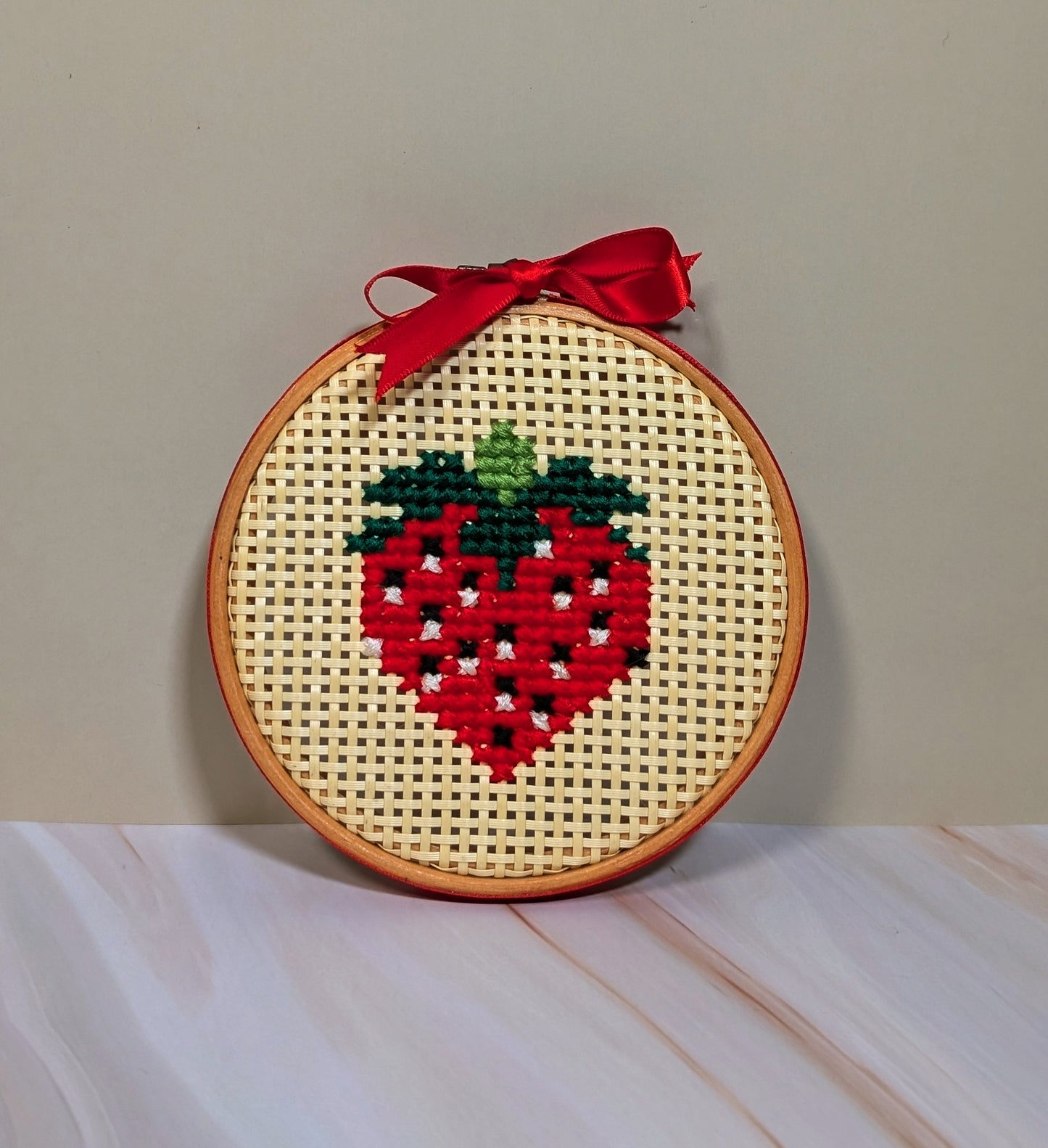 Strawberry cross stitch