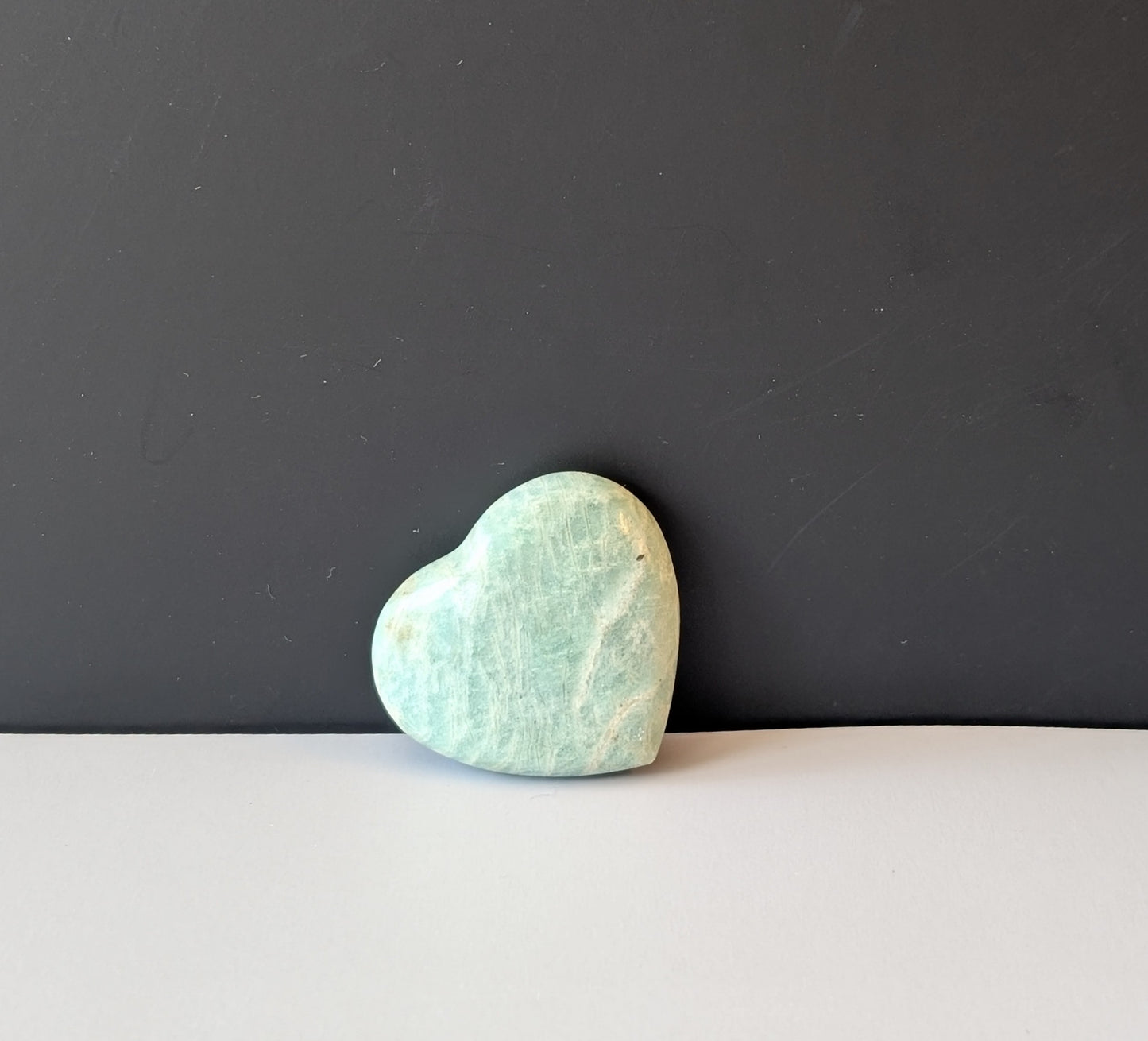 Amazonite heart