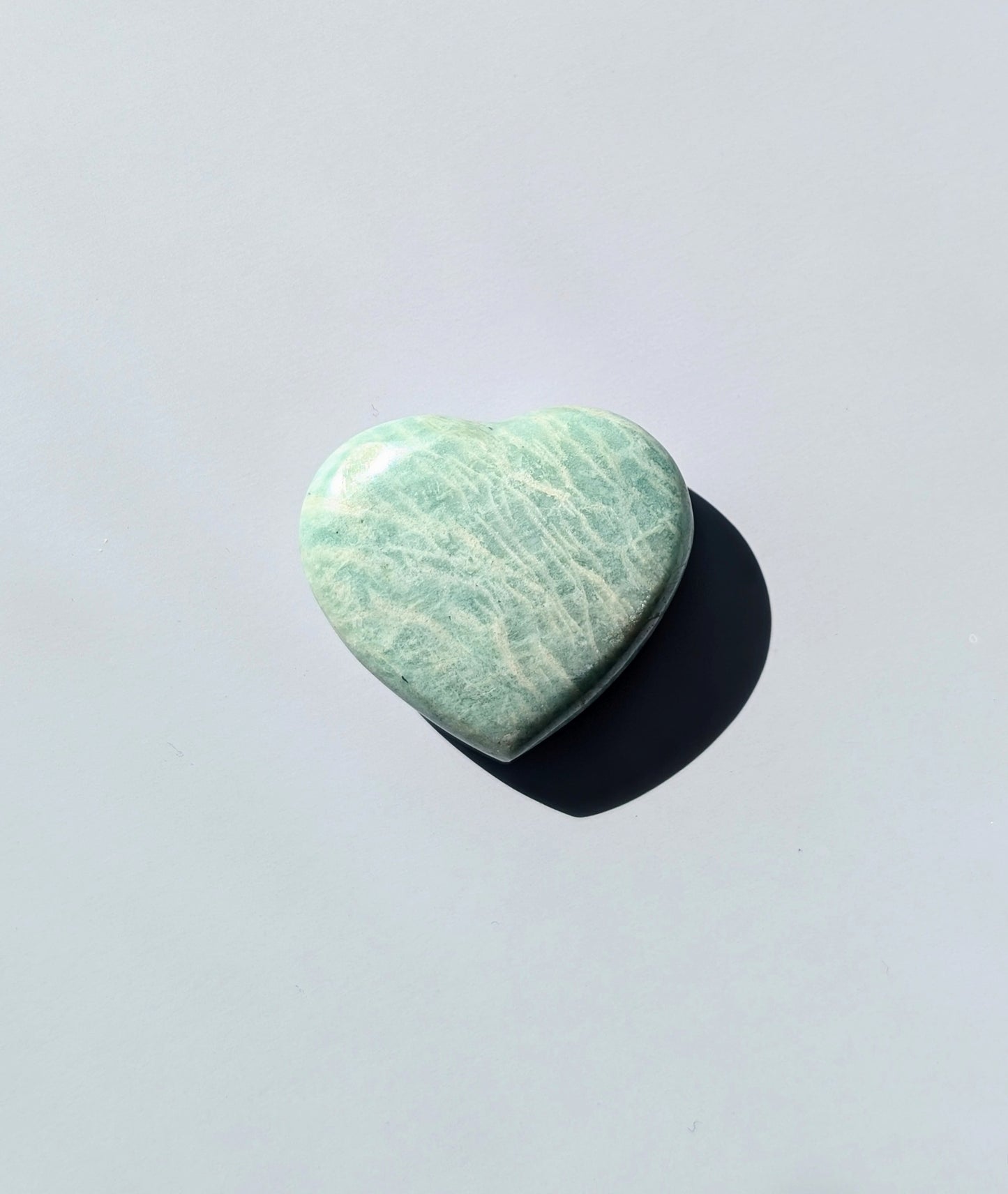 Amazonite heart