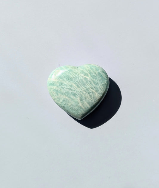 Amazonite heart