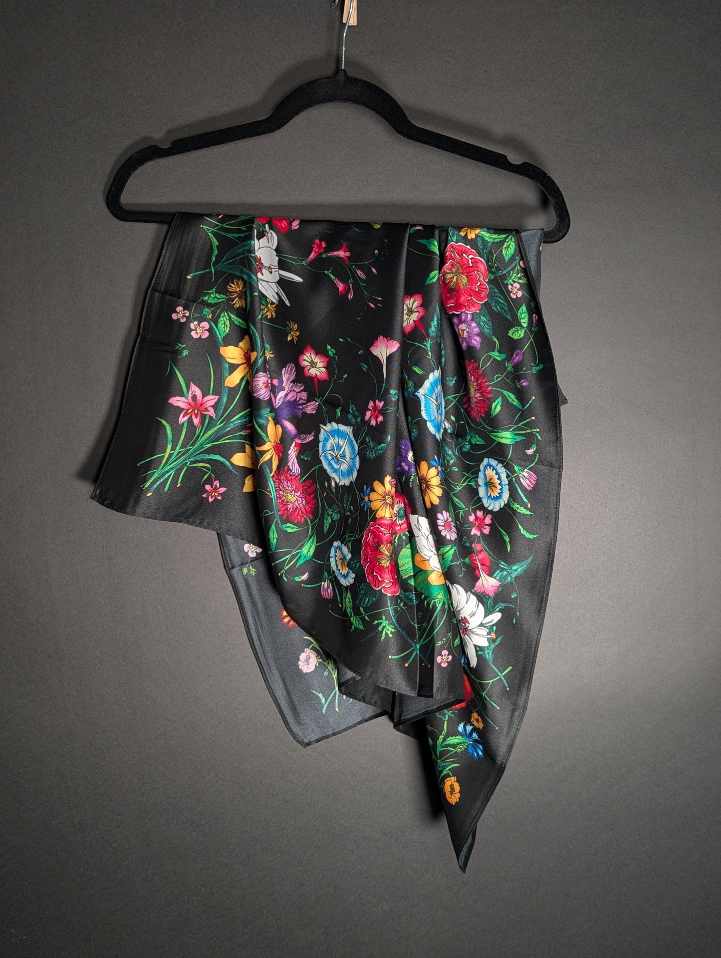 Floral Silk Scarf