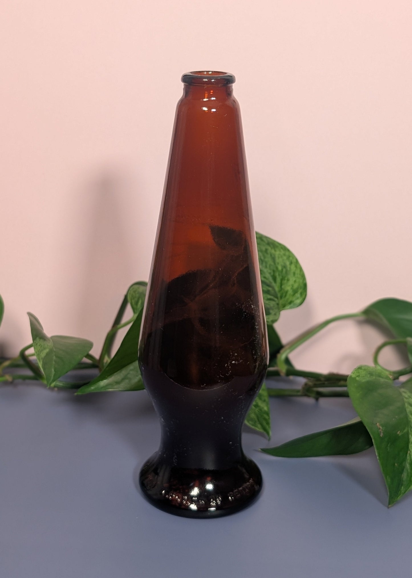 Brown glass bottle