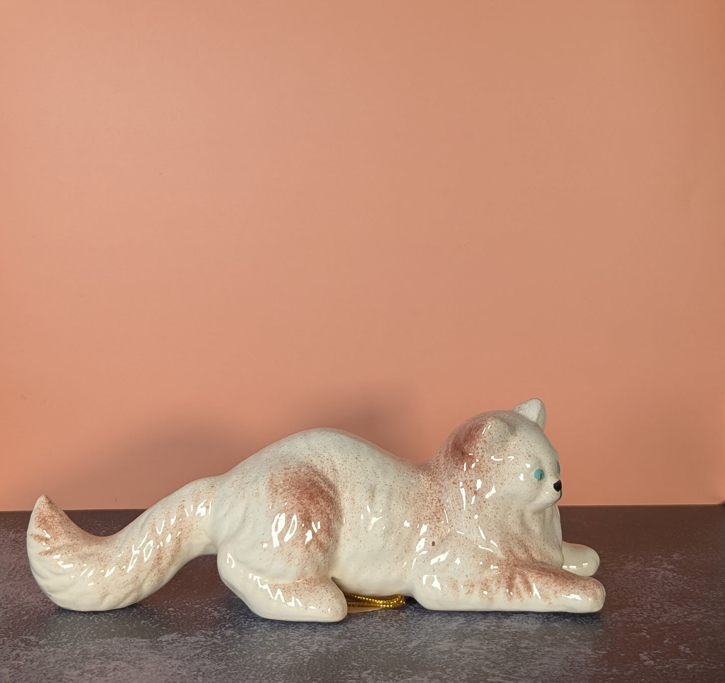 Ceramic cat figurine