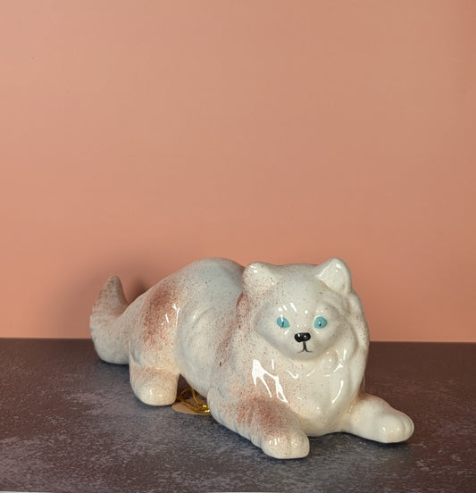 Ceramic cat figurine