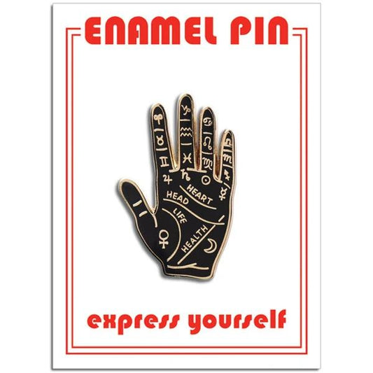 Palm Reading Enamel Pin