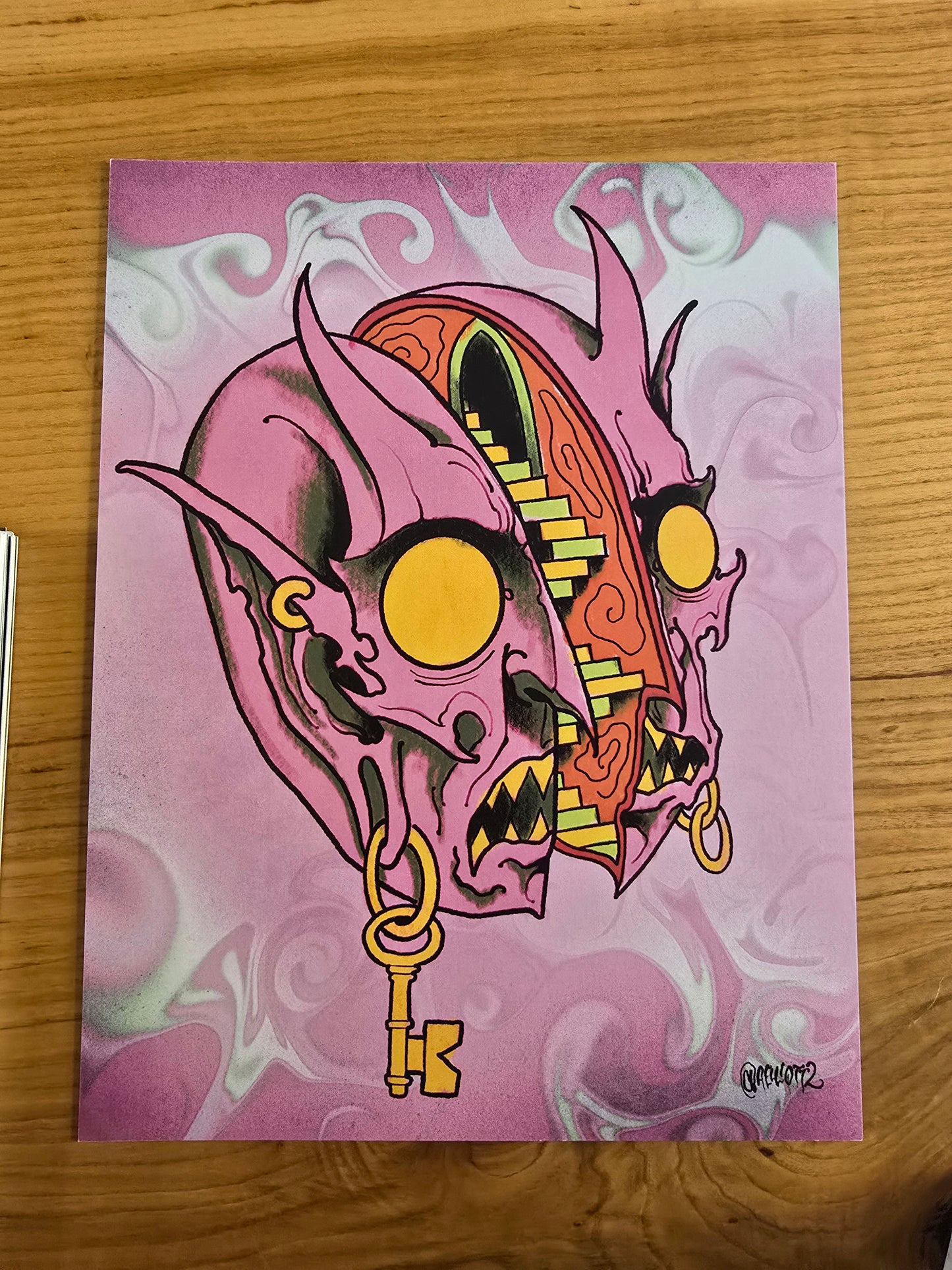 Sad Devil Print