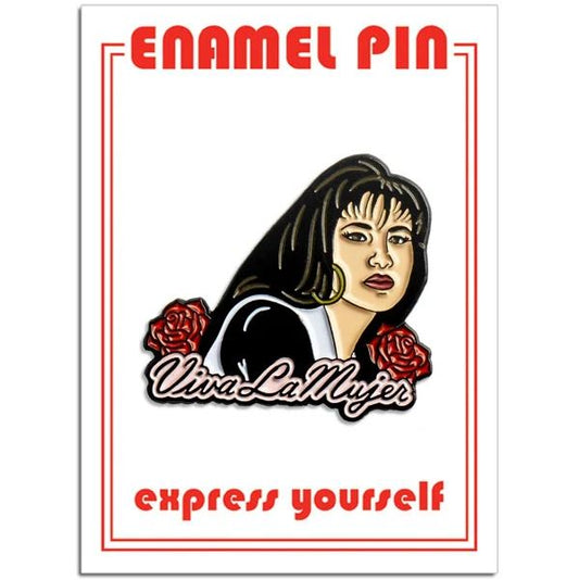 Selena Viva la Mujer Enamel Pin