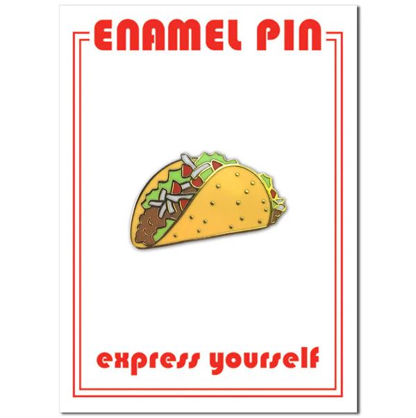 Taco Enamel Pin