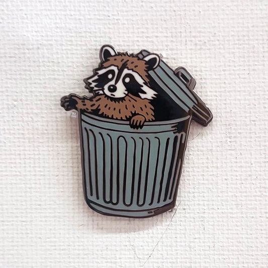 Trash Raccoon Enamel Pin