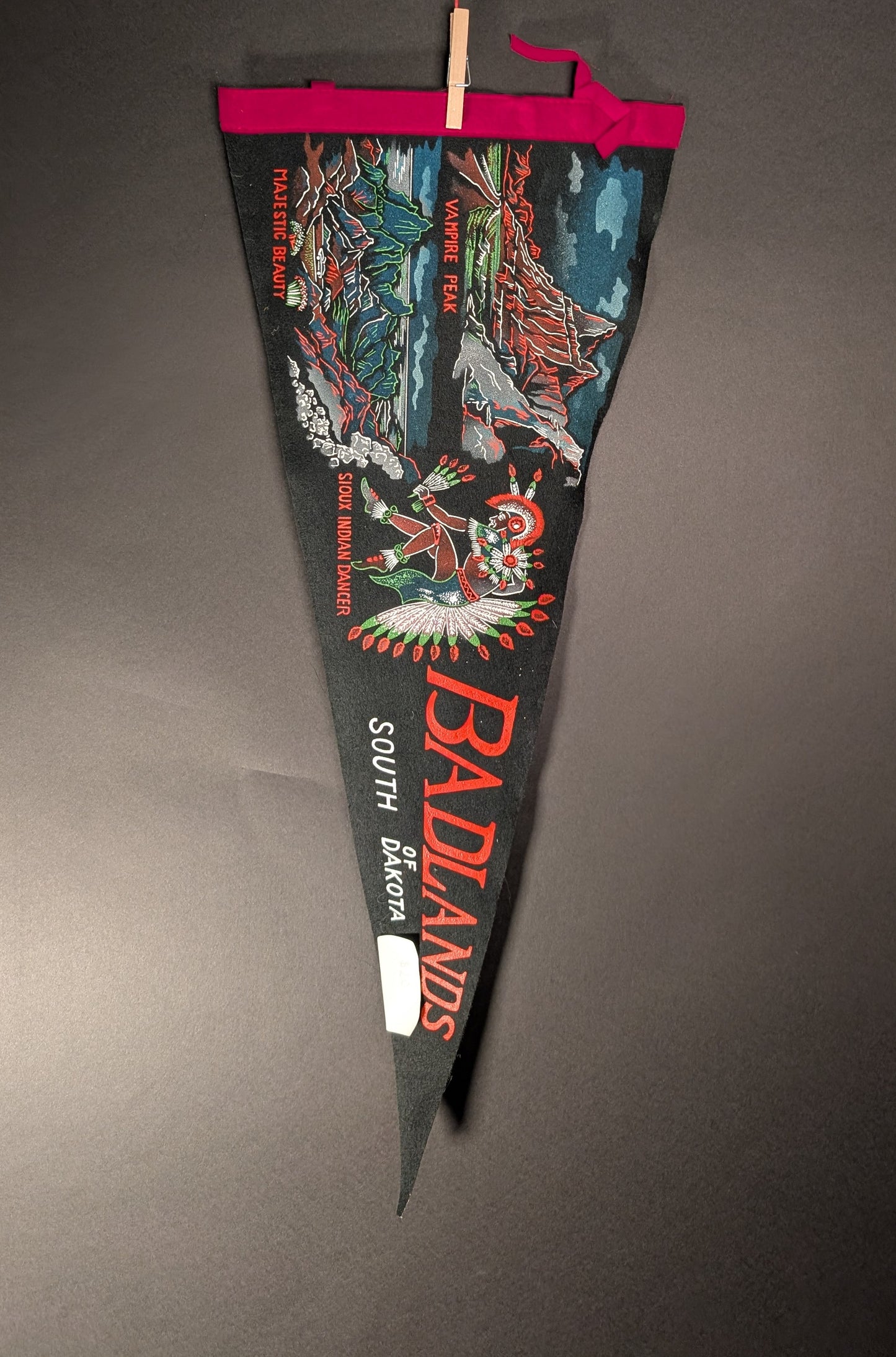 Badlands souvenir pennant