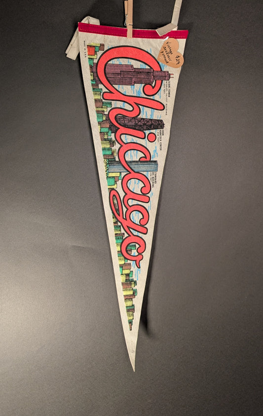 Chicago souvenir pennant