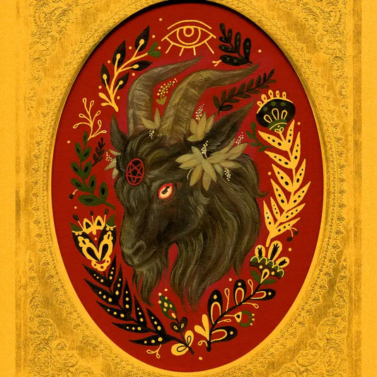 Evil Goat Print Large