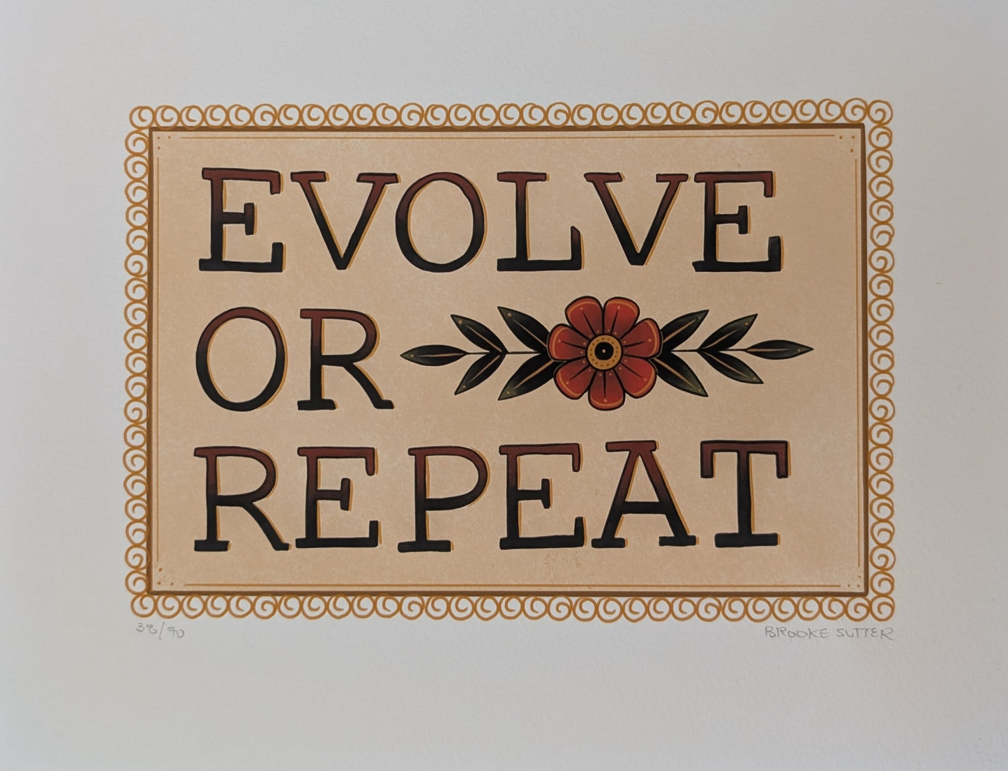 Evolve or Repeat, Print