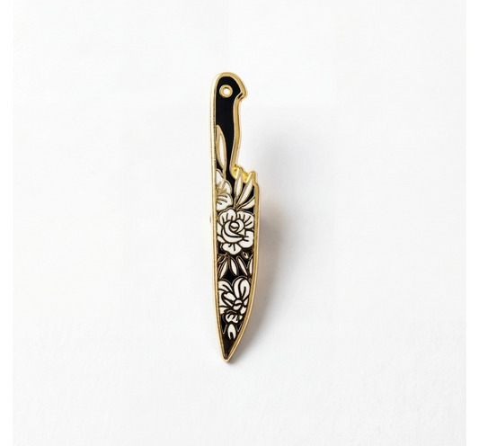 Flower knife pin