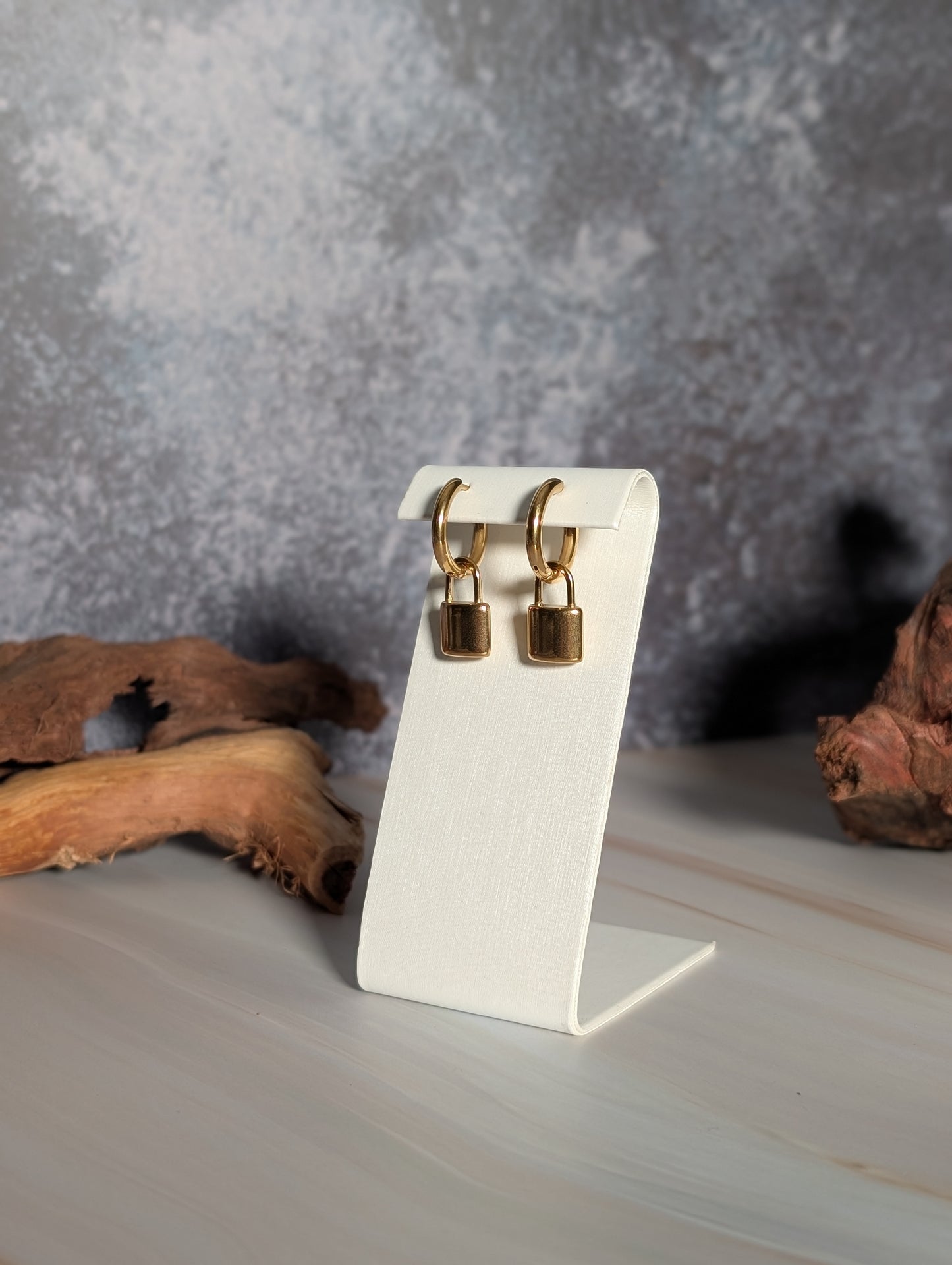 Lock Earrings