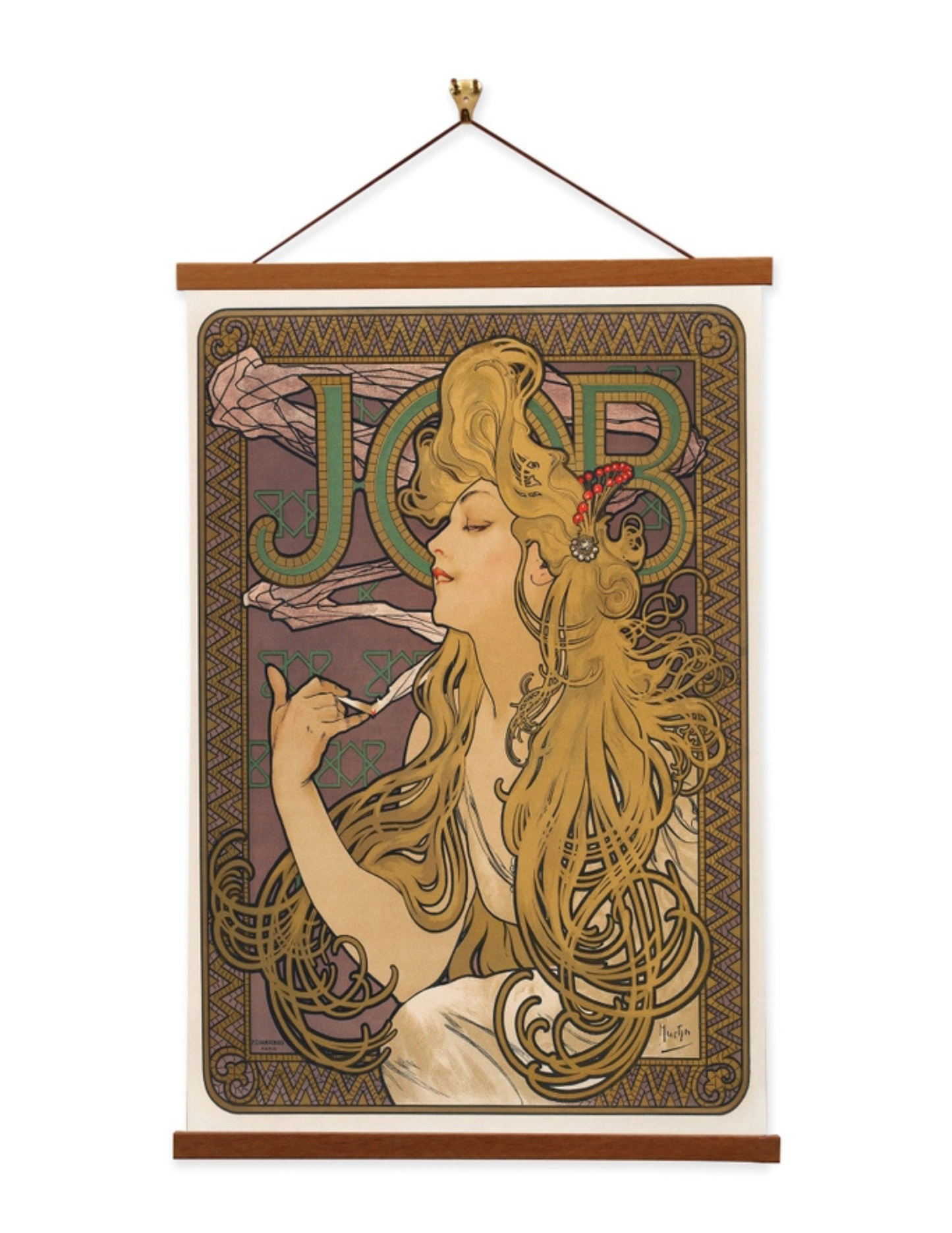 Job, Print by Mucha