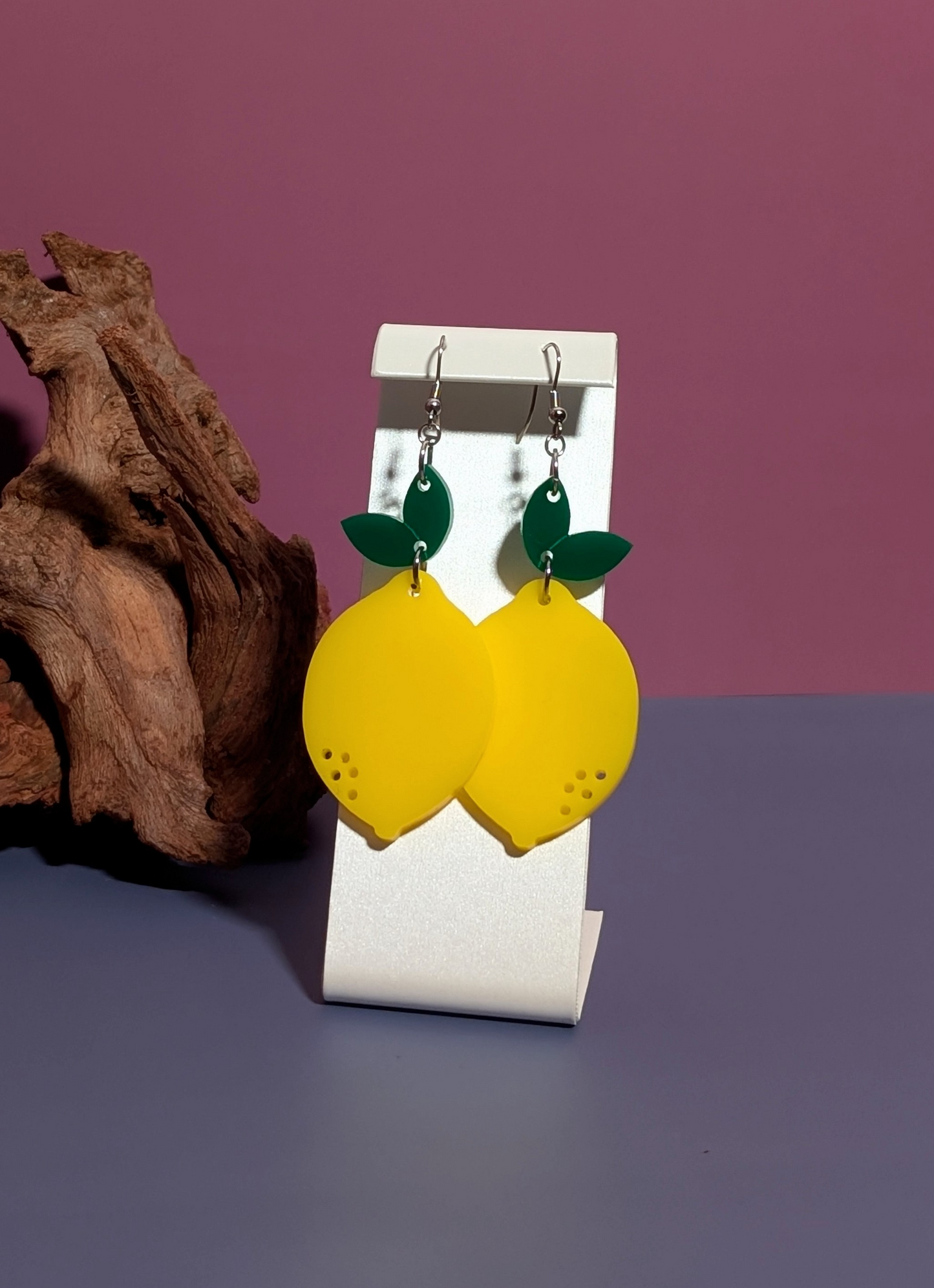 Lemon Dangle Earrings