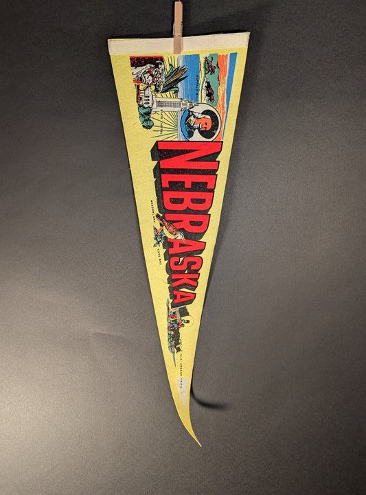 Nebraska souvenir pennant