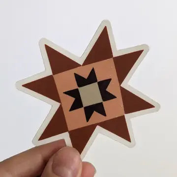 Nuetral quilt sticker