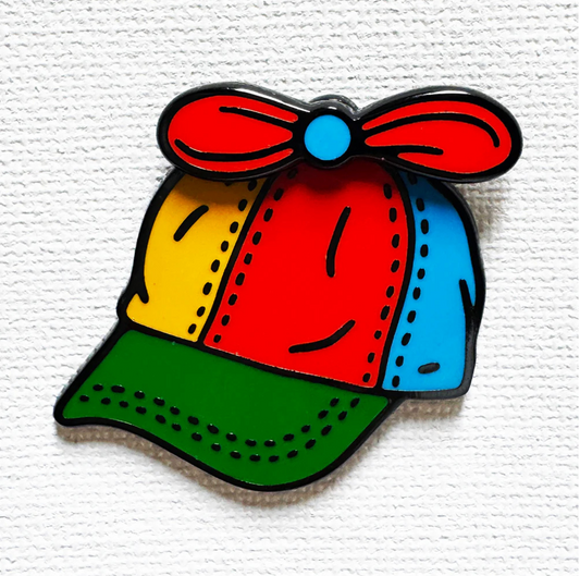 Spinny Hat Enamel Pin