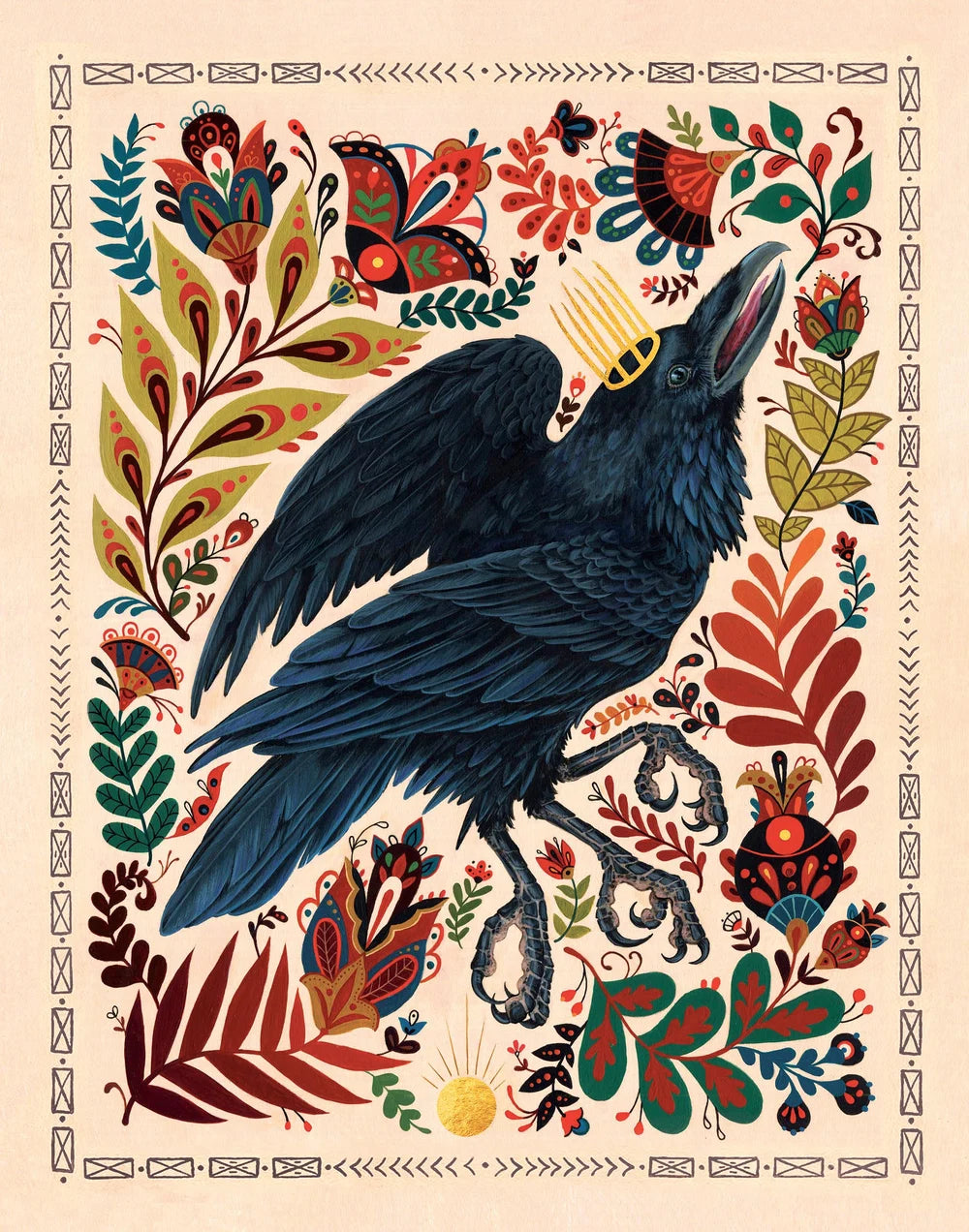 Crow with Crown, Print