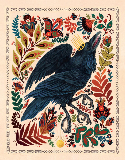 Crow with Crown, Print