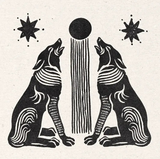 Wolf Pair print