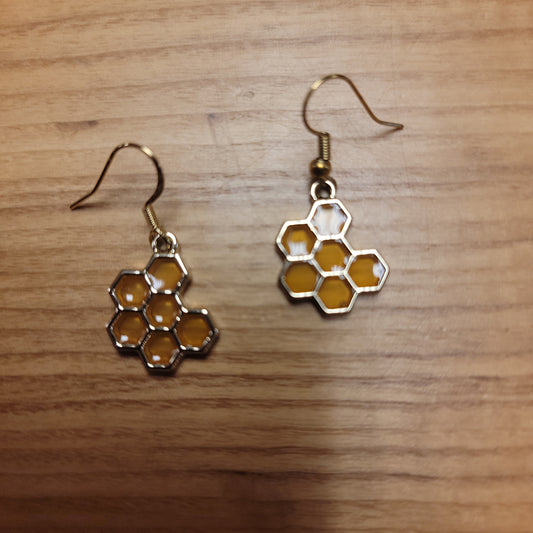 Honey Comb Earrings