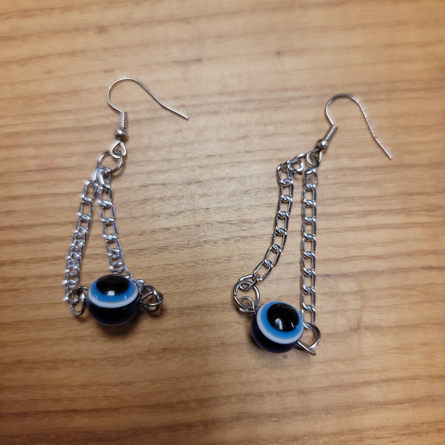 Evil Eye Dangle Earrings