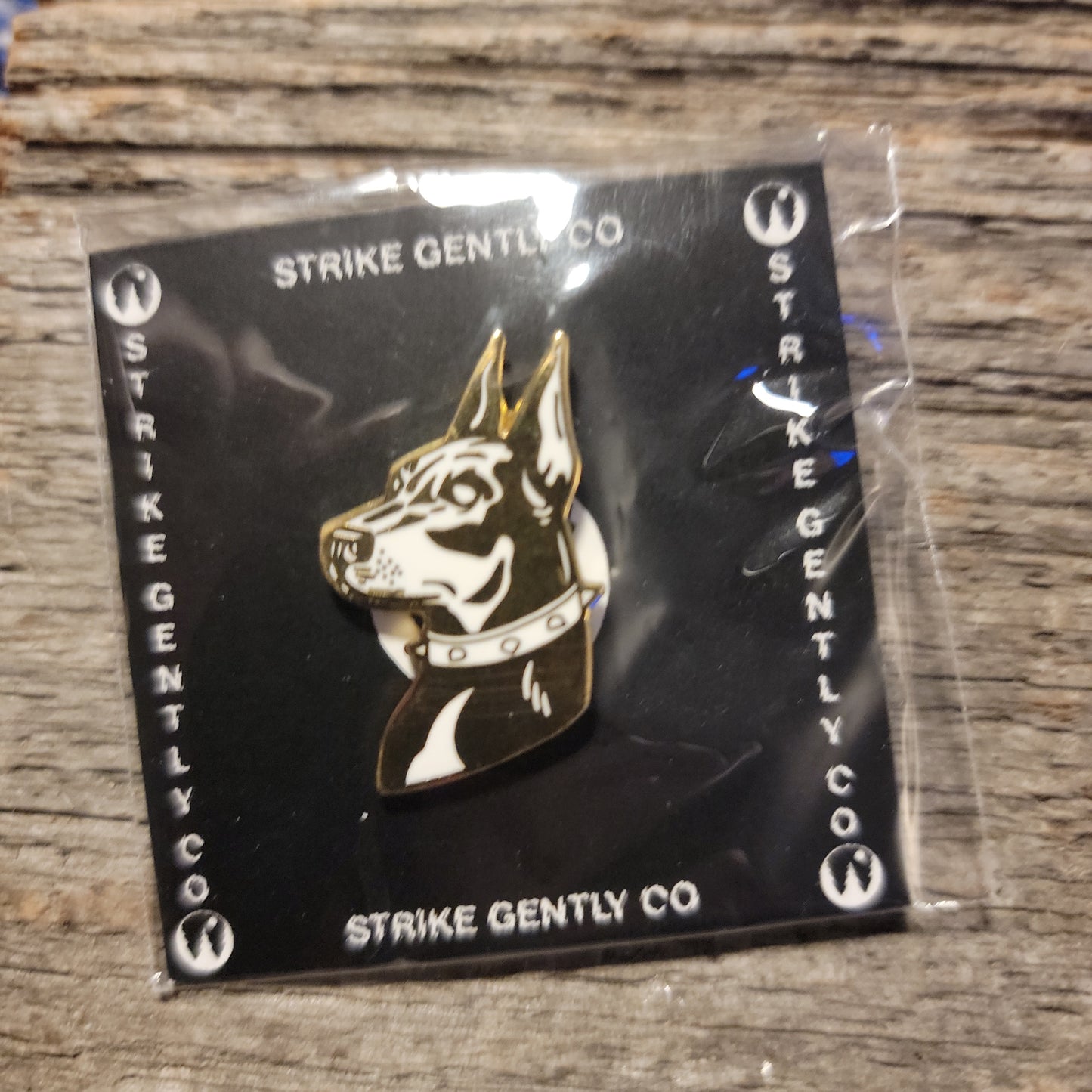 Doberman Enamel Pin