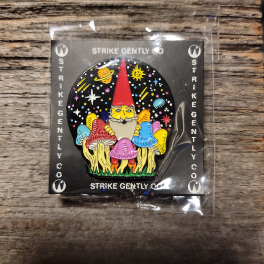 Gnome Enamel Pin