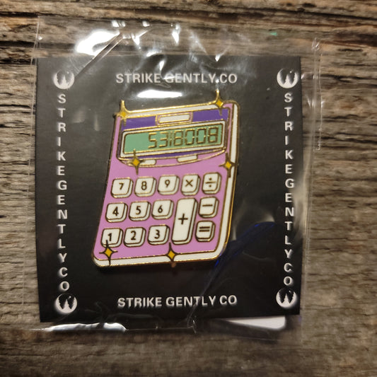 Calculator Boobies Enamel Pin