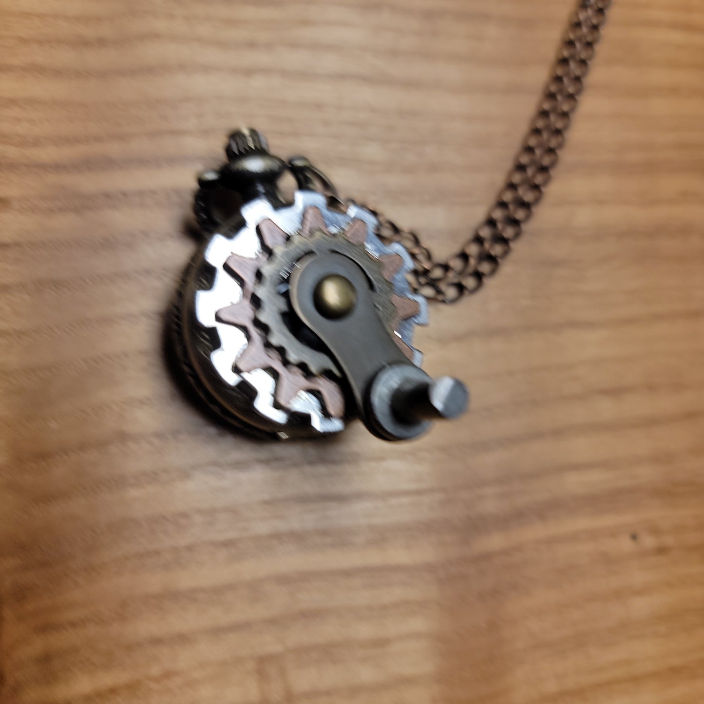 Steampunk Clock Necklace 1