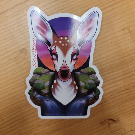 Deer Sticker by Tara