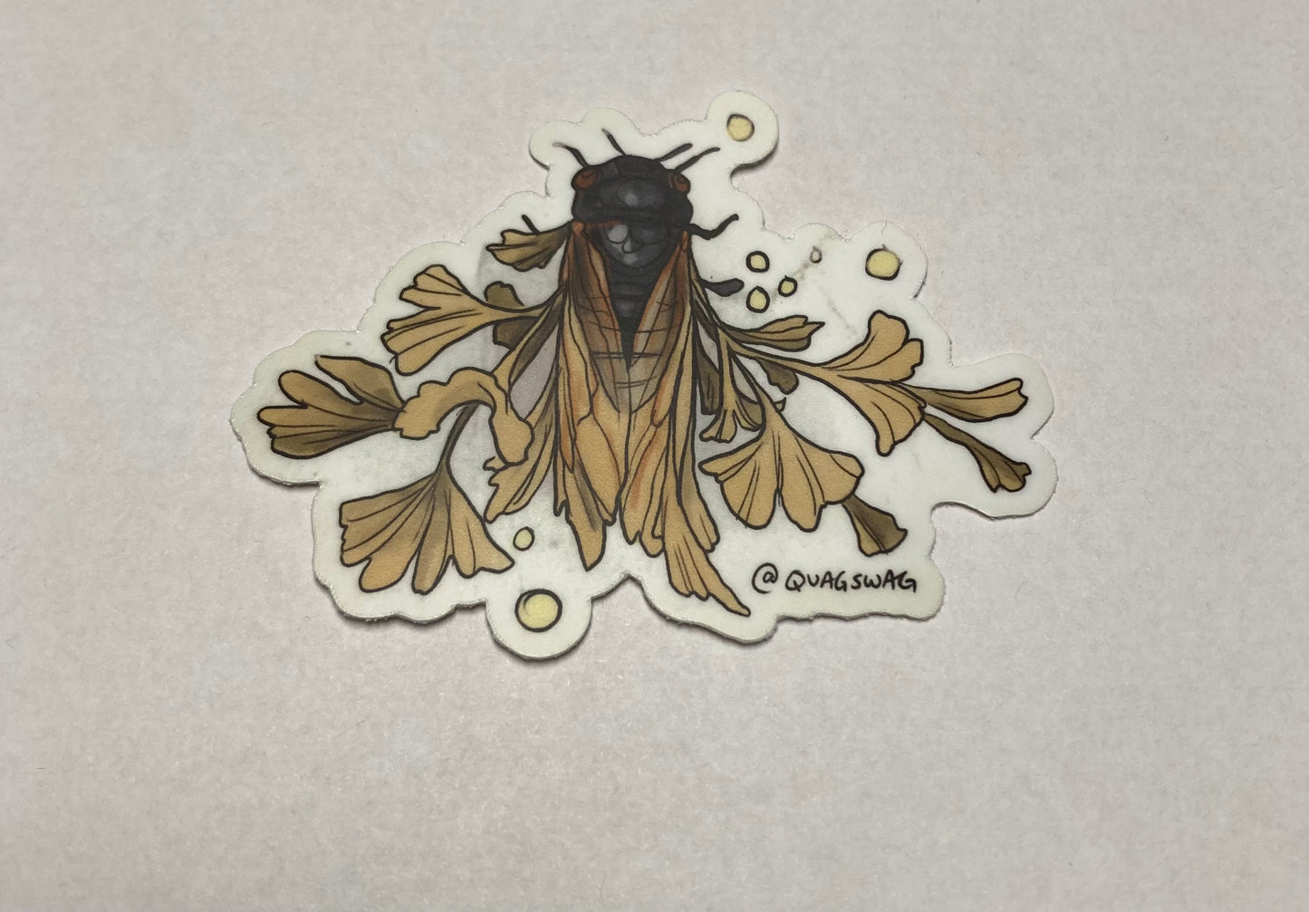 Cicada Sticker by Alyssa McNall