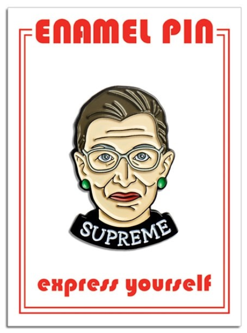 RBG Supreme Enamel Pin