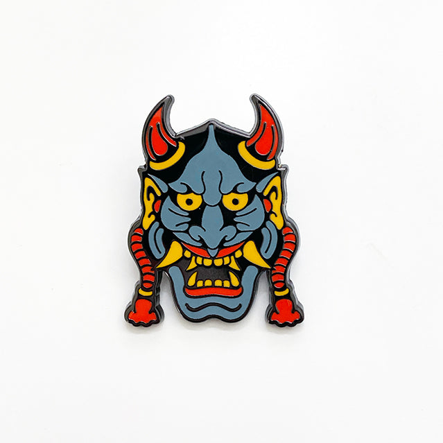 Ash Price Hannya Enamel Pin