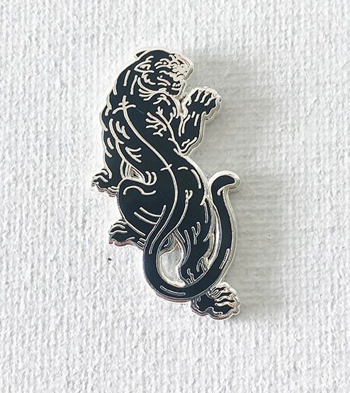 Black Panther Enamel Pin