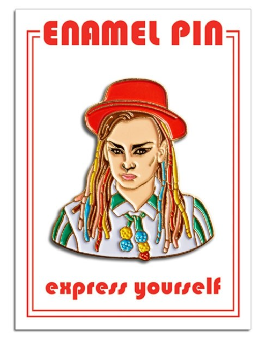 Boy George Enamel Pin