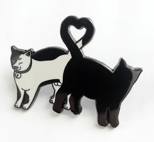 Cat Love Enamel Pin